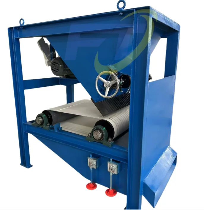 Lab High Intensity Single Roller Magnetic Separator for Iron 15000GS High Intensity Mineral Dry Roll Magnet Separation Machine