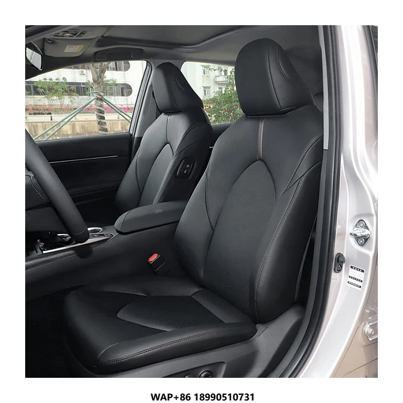 

Custom Fit Car Accessories Seat Covers for 2018 2019 2020 2021 2022 2023 2024 Camry L LE SE, SE Nightshade Faux Leather