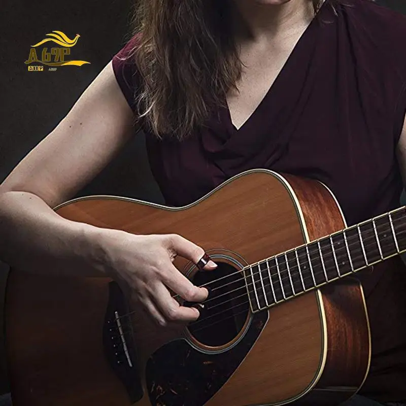 

A69P-Ballad Guitar Finger Set Guitar Pain-Proof Finger Set Pluck Piece Accessories Guitar Guitar Finger Thumb Index Finger Set