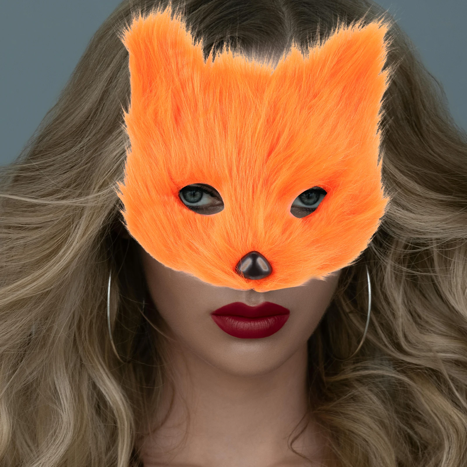 

1 set 1 Set Fox Costume Set: Realistic Fox Mask Tail Gloves For Halloween Party Cosplay Animal Costume Accessories Lightweight