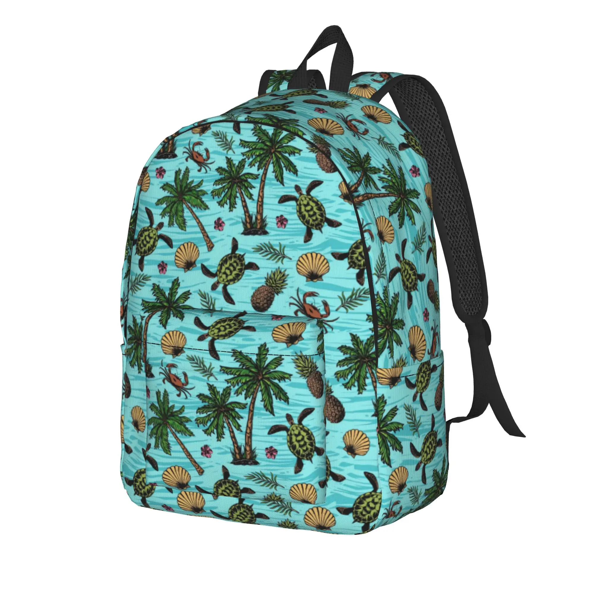 Tropical Vintage Backpack  Outdoor Backpacks Student Unisex Funny School Bags Custom Lightweight Rucksack