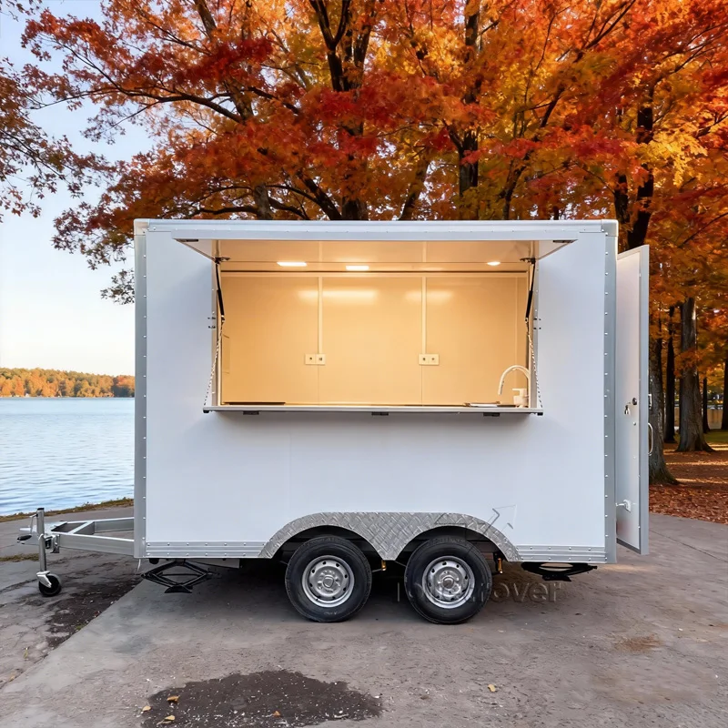 

Mobile Street Custom Food Trailer Pancake Hot Dog French Fries Tacos Hamburgers Food Truck Unik Fast Food Truck Trailer for Sale