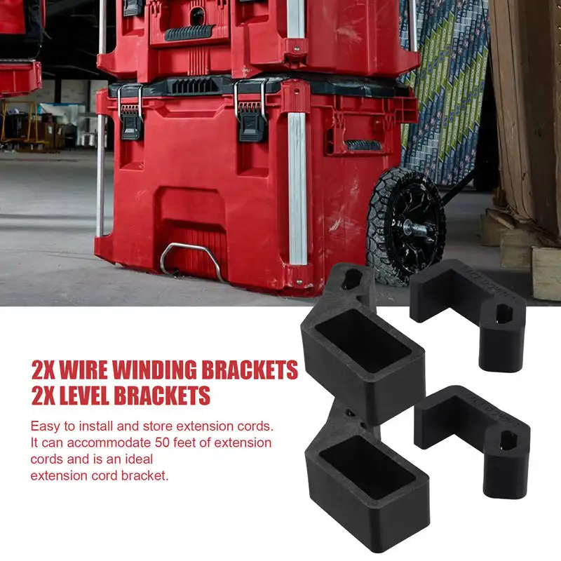 Extension Cord Holder Organizer For Milwaukee Packout Tool System, Hold Upto 50Ft Large Extension Cord