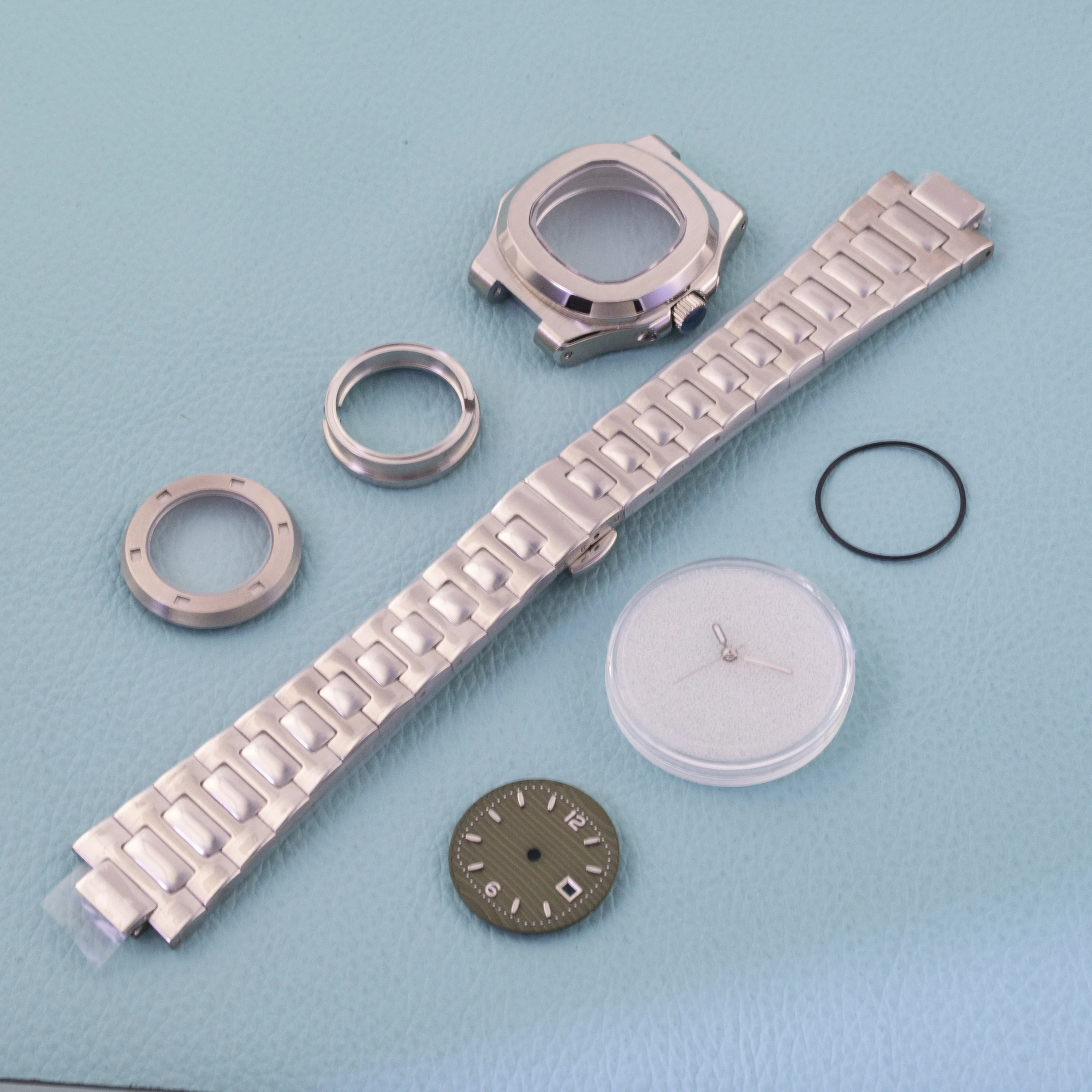 

NH05 Case band Dial Sapphire Glass Stainless Steel Women's Case Strap for Nautilus NH05 Movement 10ATM Waterproof Watchcase