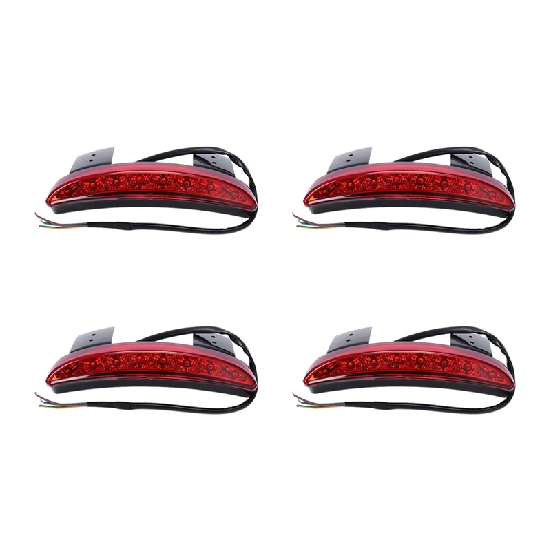 

4X Rear Fender For Davidson Sportster XL 883 Red