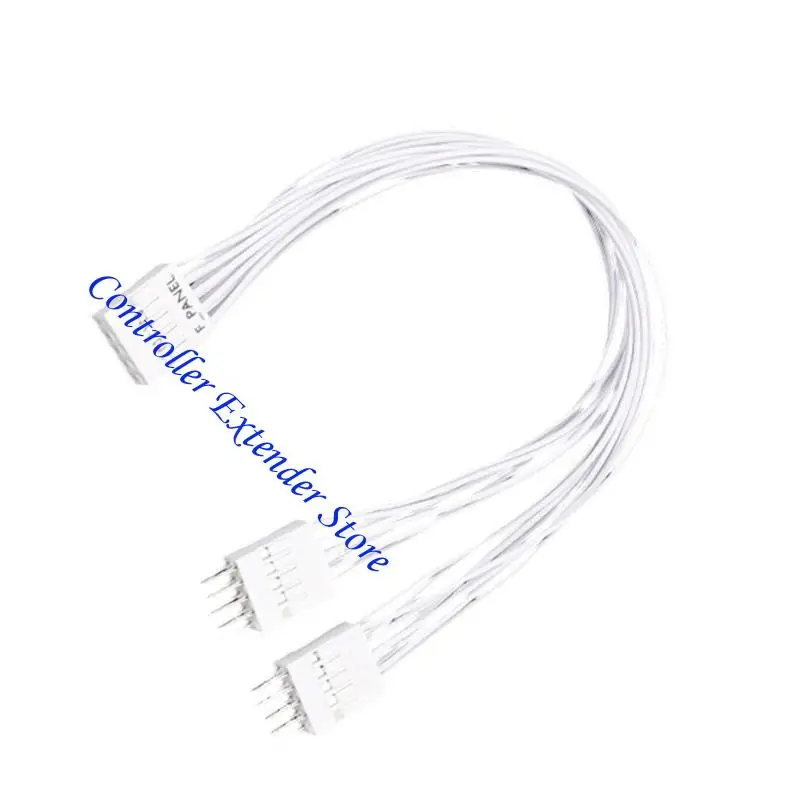 N84B 9Pin إلى 9Pin Cable Spiner Cable 1 to 2 Mainboard 9Pin تمديد محول سلك الخائن للوحة الأم