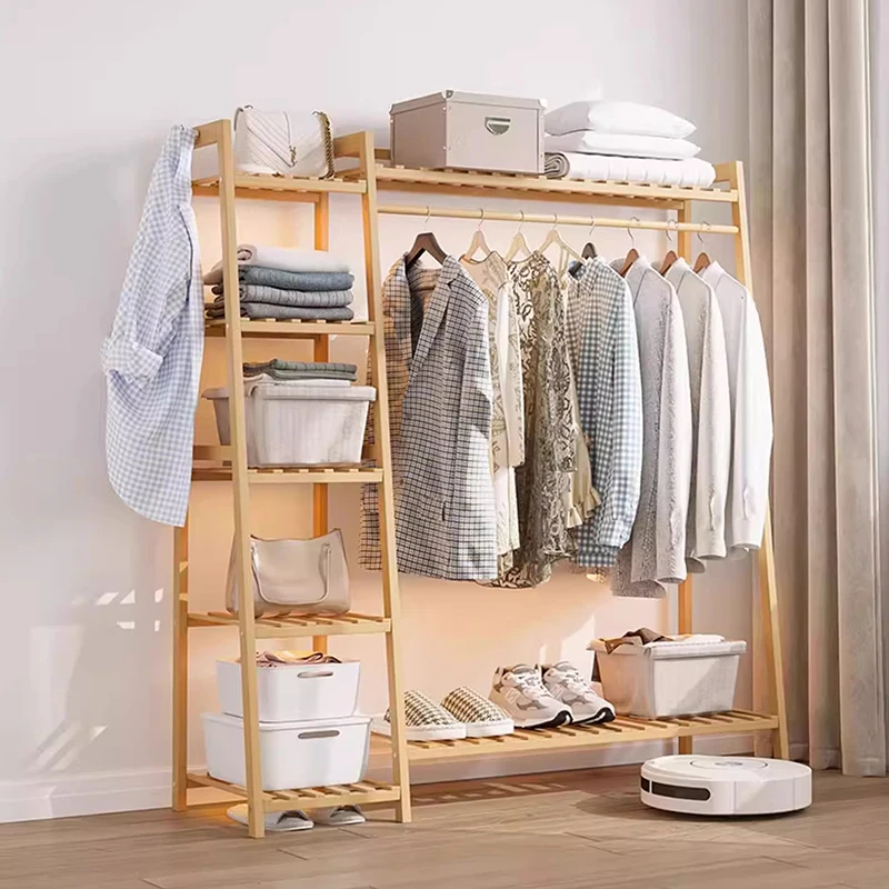 رفوف معطف داخلية لللباس، منظم خشبي بسيط، رفوف معطف موفرة للمساحة، خزائن حائط، أثاث قاعة المدخل Perchero #3