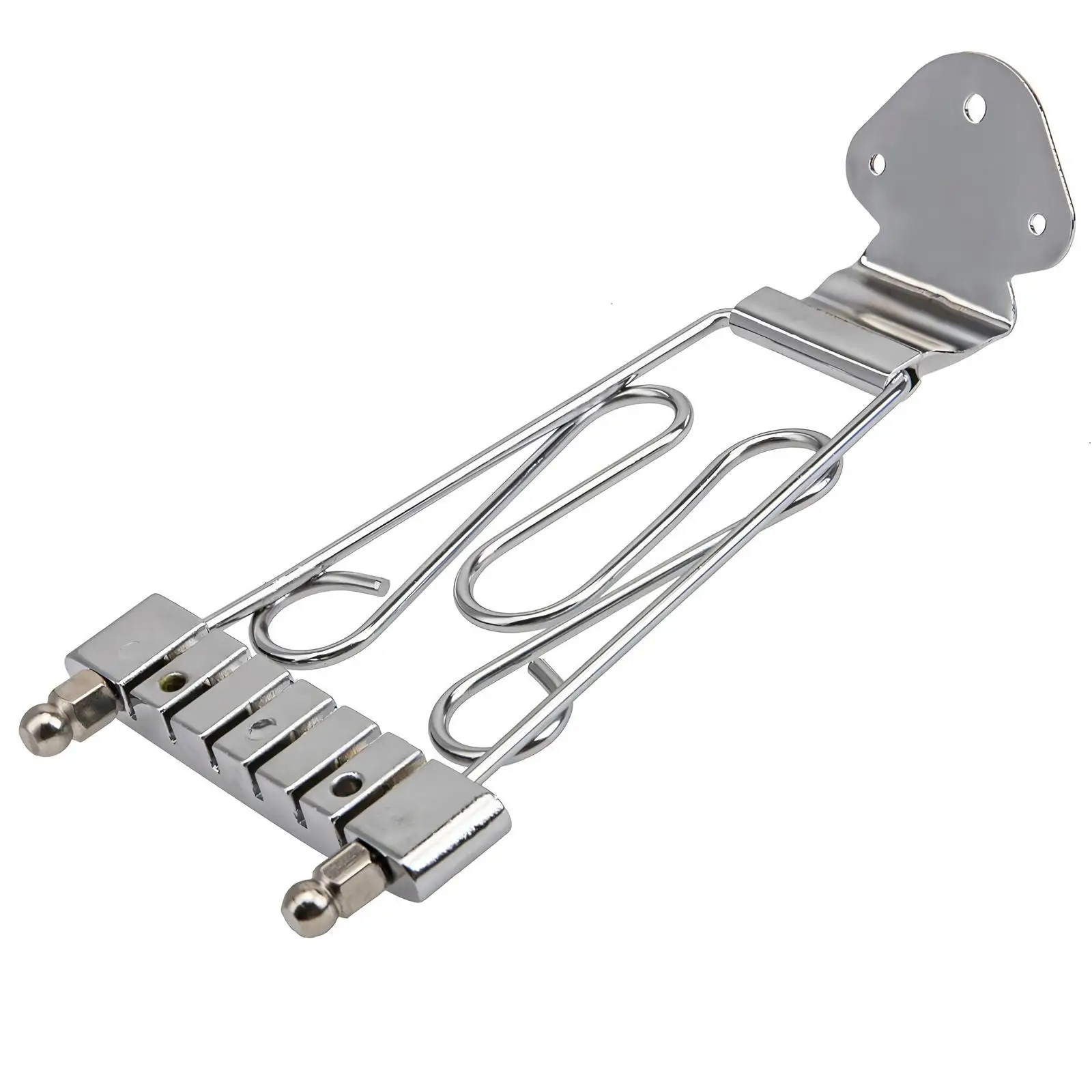 Professional Micro Tuning Guitar Bridge Accessory Zinc Alloy Tailpiece with Screws for