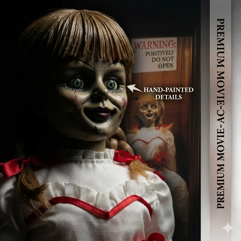 Articulated Horror Doll Figure Poseable Display Collectible Toy For Horror Fans Halloween Decor
