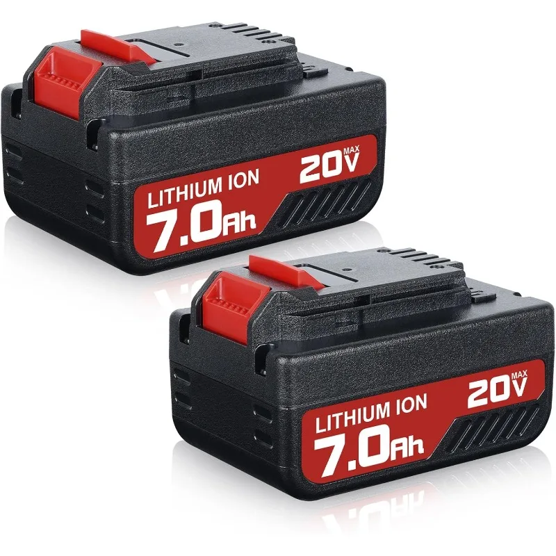 home.2Pack 7.0Ah Battery Replacement for Porter Cable 20V Battery, CCable 20-Volt Lithium-ion Battery