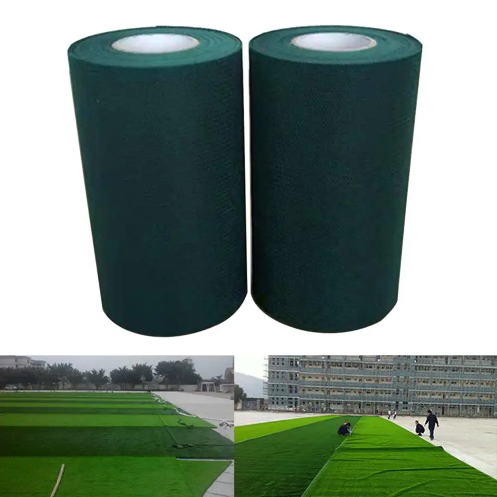 15x1000cm Lawn Grass Carpet Artificial Turf Bonding Cloth Waterproof Non-toxic Synthetic Seaming Fix Joining Tape Garden Decor