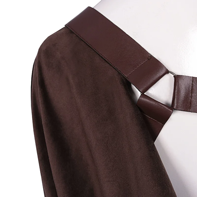 Mittelalterlicher Ritter-Schulterumhang, Renaissance-Vintage-Piratenumhang, Kostümzubehör für edlen Ritter und Krieger, Halloween-Cosplay – Detail 4
