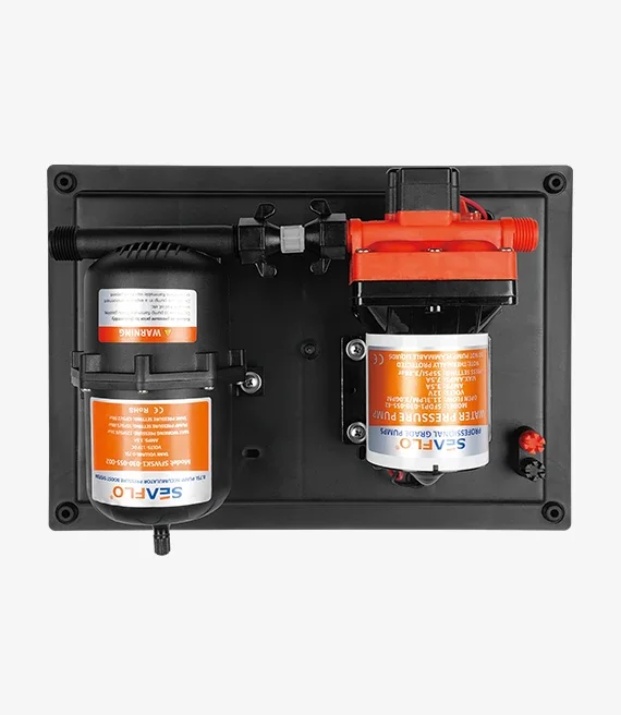 TLF  SEA FLO Wholesale 42 Series Water Pressure System for RV 1L Accumulator Tank 4.0GPM Diaphragm Pump 12V