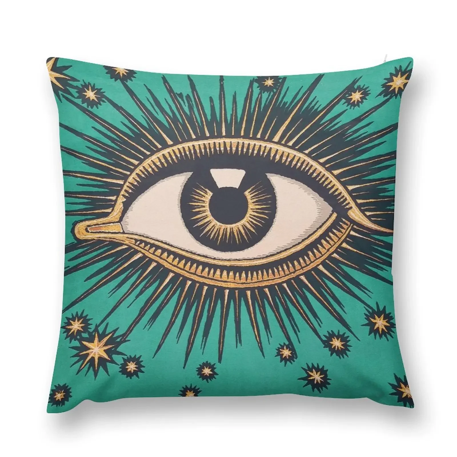 Vintage All Seeing Eye Throw Pillow Pillow Decor christmas supplies pillow