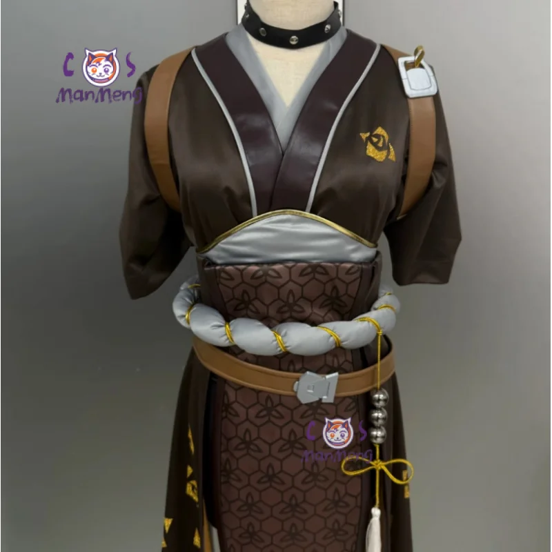 

OVERWATCH2 игра Kiriko OW косплей костюм Хэллоуин вечерние японское кимоно платье парик пояс ожерелье реквизит униформа женщина мужчина комплект