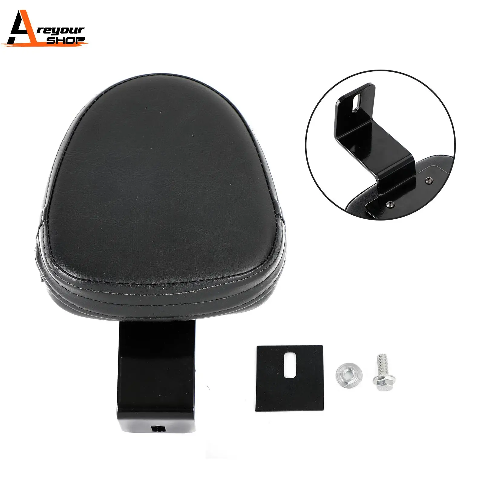 Areyourshop Driver Backrest pad fit for Honda Rebel 300 500 CMX300 CMX500 2017-2022 motor parts