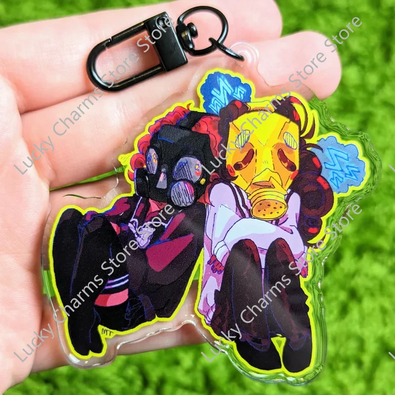 Y2K Gas Mask Girl Cartoon Acry - đánh giá và giá School Backpack Teen