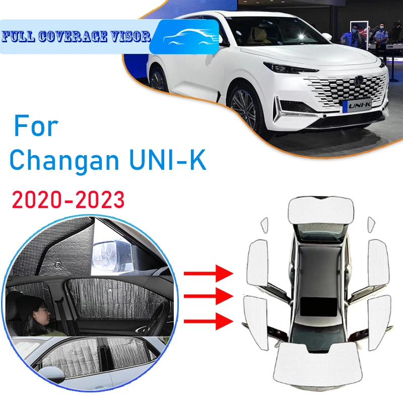 

Автомобильные солнцезащитные очки с полным покрытием для Changan UNI-K 2023 2022 2021 2020 солнцезащитный козырек на лобовое стекло с защитой от УФ-лучей автомобильные аксессуары