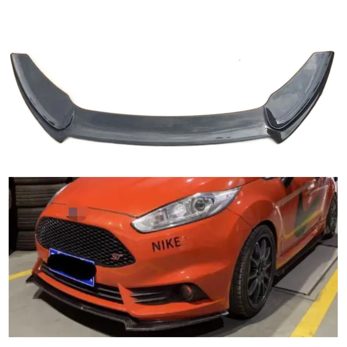 

High quality For Ford Fiesta ST carbon fiber front lip