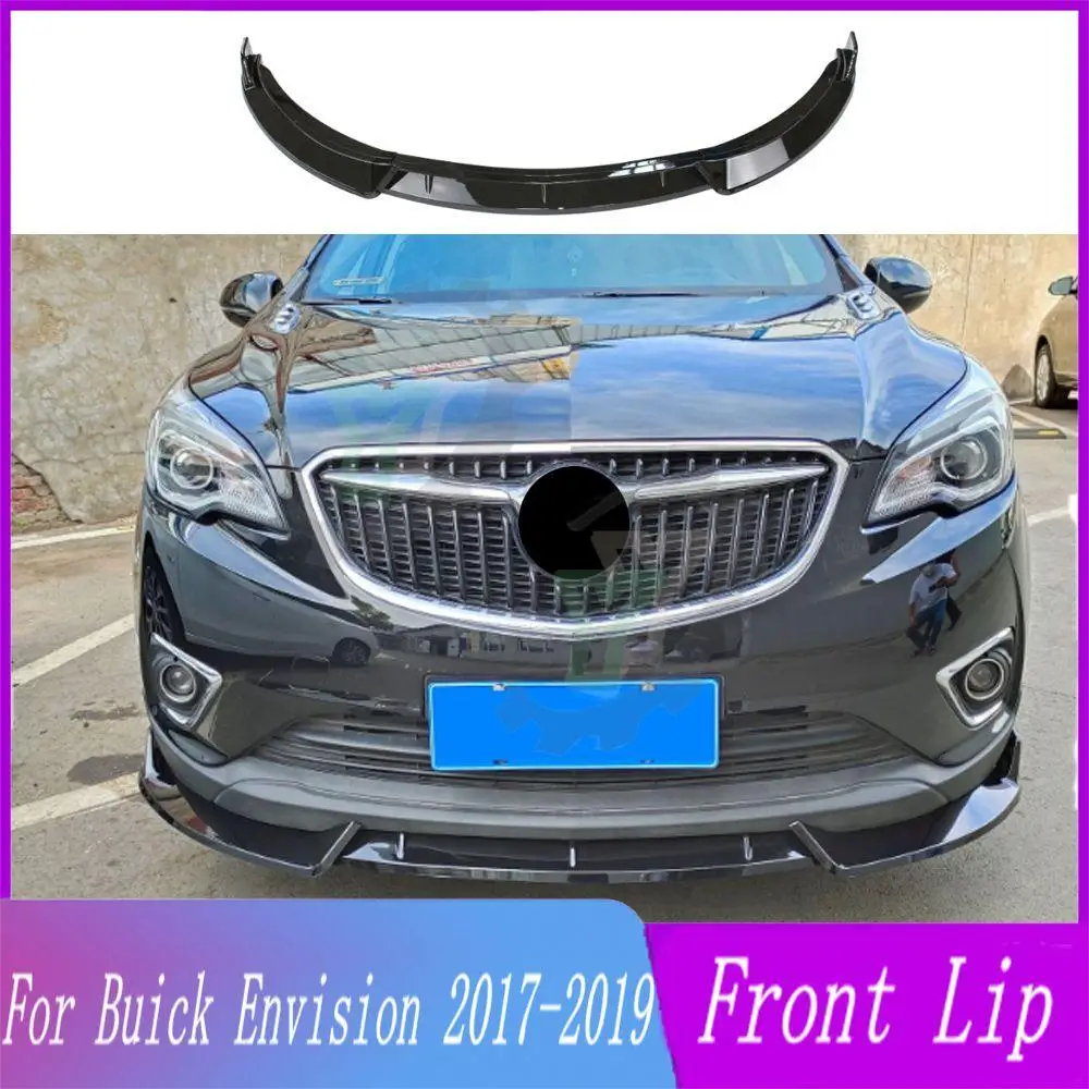 

Car Accessories Front Bumper Lip Spoiler Splitter Diffuser Detachable Body Kit Cover Guard For Buick Envision 2017 2018 2019