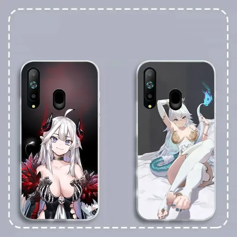 VeiBae VShojo VTuber Phone Case For Samsung Galaxy A71 70 52 51 40 31 50 30 21 12 10 03 S Transparent Soft Silicone Cover