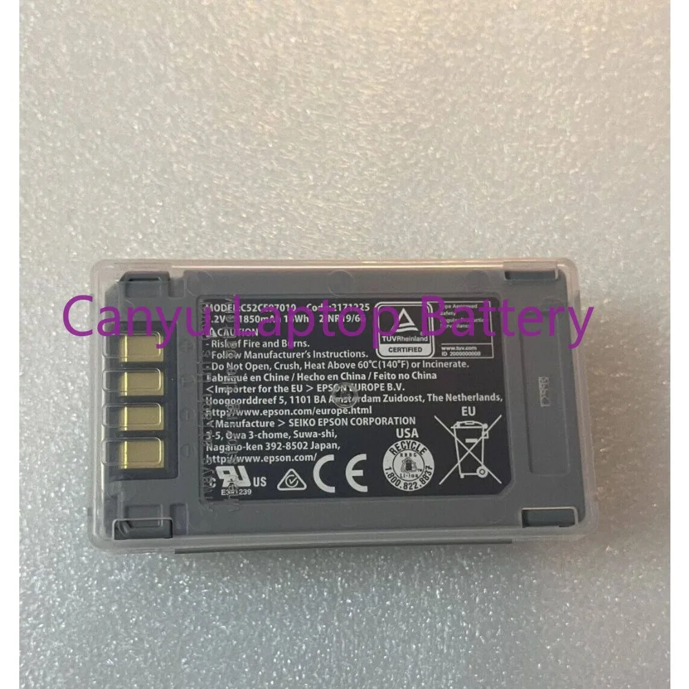 New battery for EPSON D161A printer C52CE97010 1850mAh