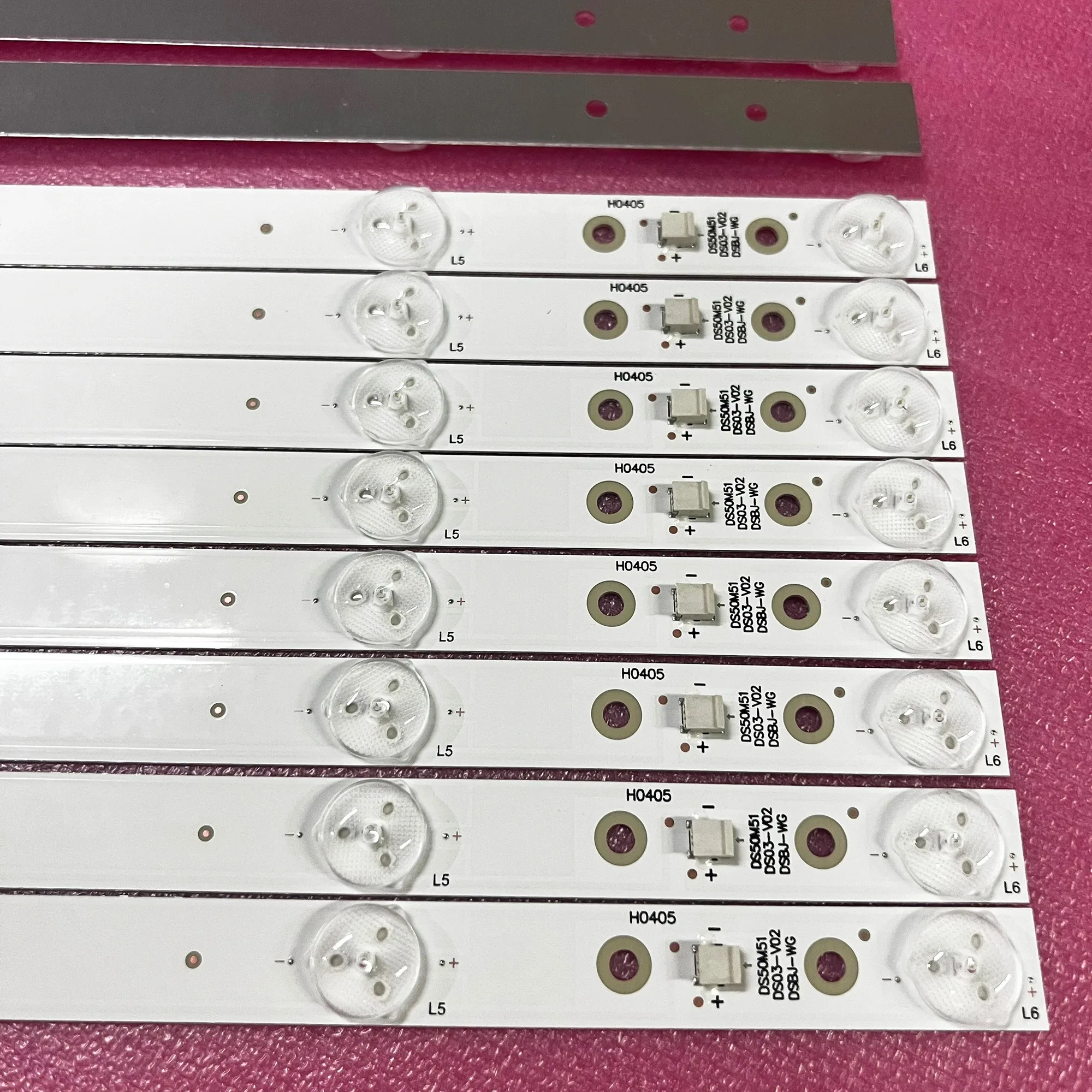 

10 шт. светодиодная подсветка для Shivaki STV-50LED13 50TM 50F1 DS03-V02 DSBJ-WG 202006-DS50M5100-01 DS50M51-DS12 DS50M51 5028D-V02