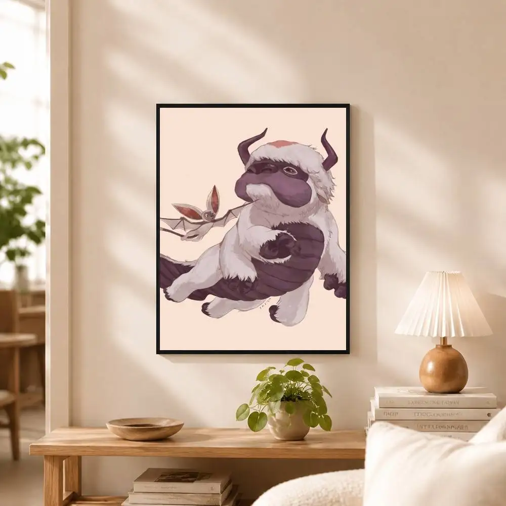 A-Avatar The Last Airbender Poster Waterproof Wall Art Sticker For Bar Living Room Vintage Decor High Quality Print Gift