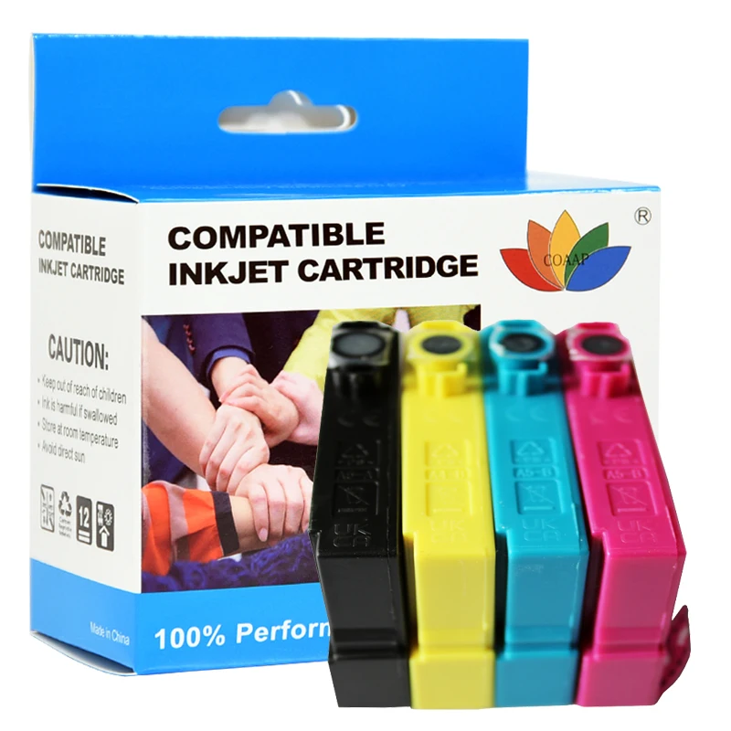 8x خرطوشة حبر T1811 متوافقة لطابعة EPSON XP-212/XP-215/XP-312/XP-315/XP-412/XP-415/XP-225/XP-322/XP-325/XP-422/XP-425