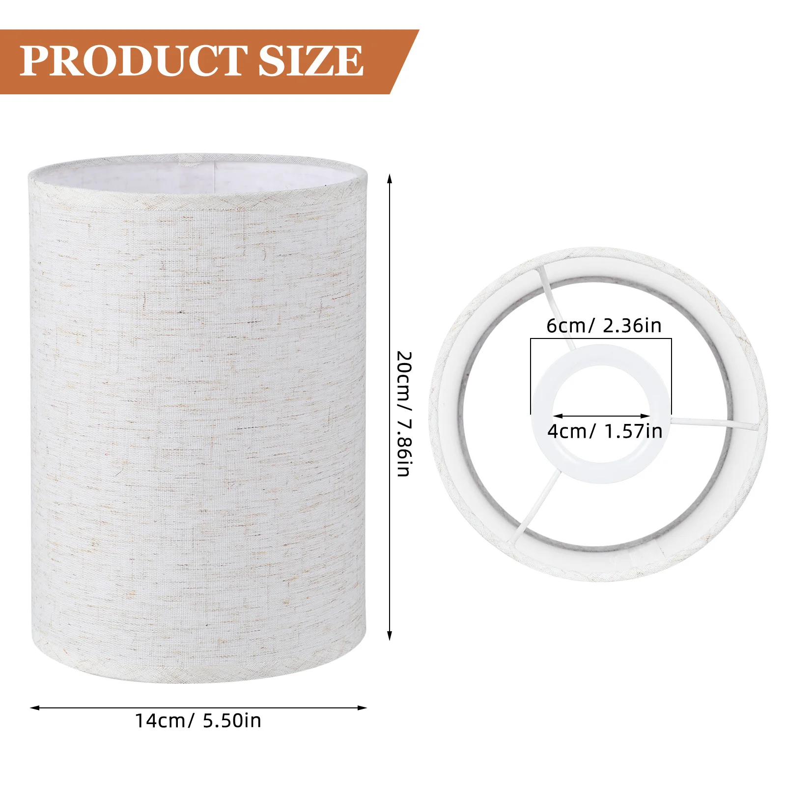 Round Table Lamp Shade Replacement Practical Desk Lamp Cover for Living Room Bedroom Office Replacement Lampshades