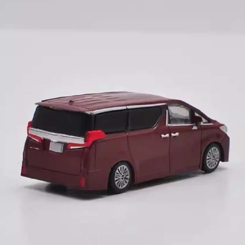 Diecast in scala 1:87 Alphard Nanny Van Modello di auto in lega Prodotto finito Simulazione Collezione di giocattoli Regalo Modello statico Souvenir