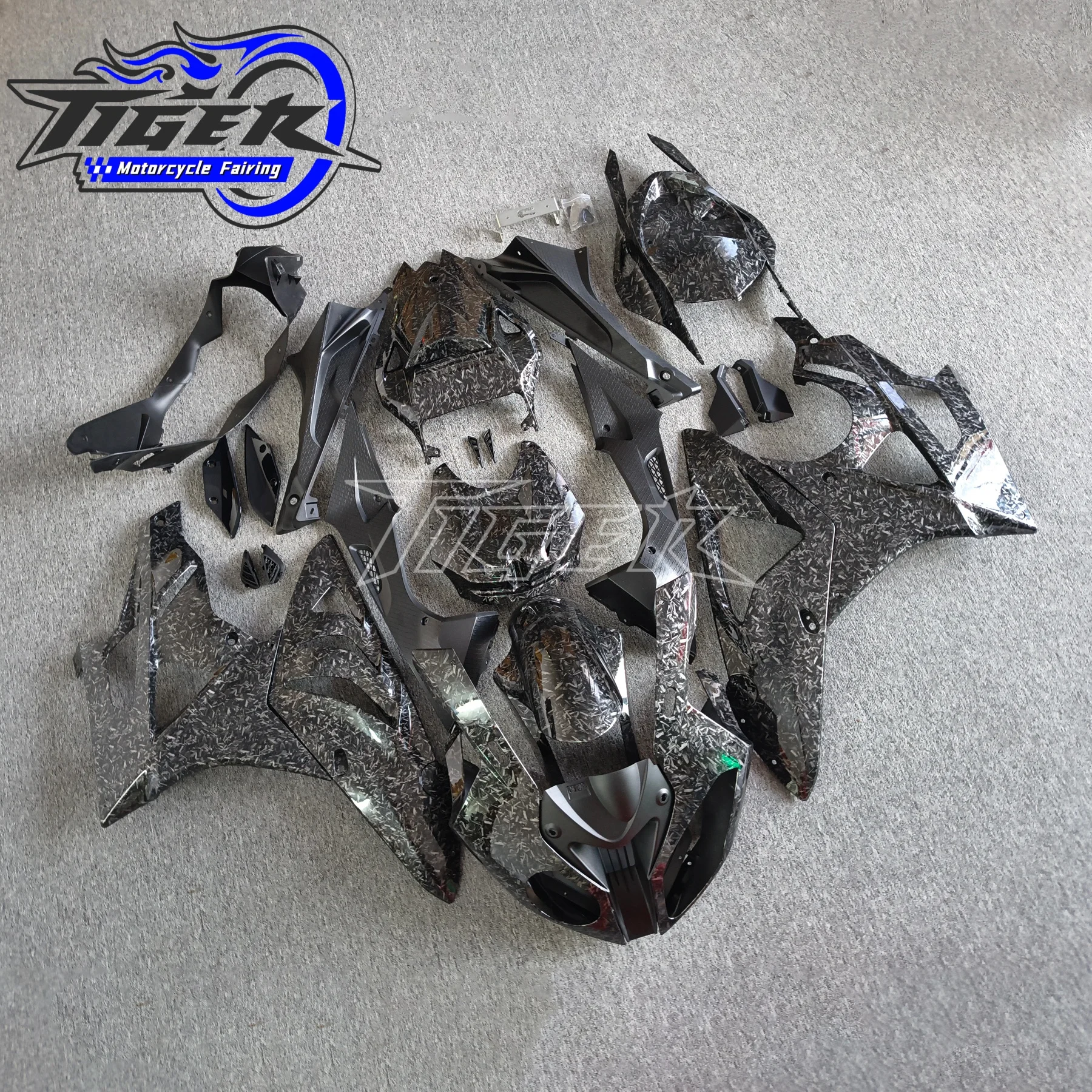 For BMW Fairings S 1000RR 2009 2010 2011 2012 2013 2014 Motorcycle Carbon Painted Look Fairing Kit Panel S1000RR Set