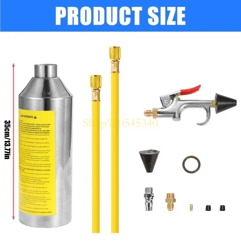 

U2JA Car Air Conditioning System Maintenance Bottle Auto Line Cleaning Tool set