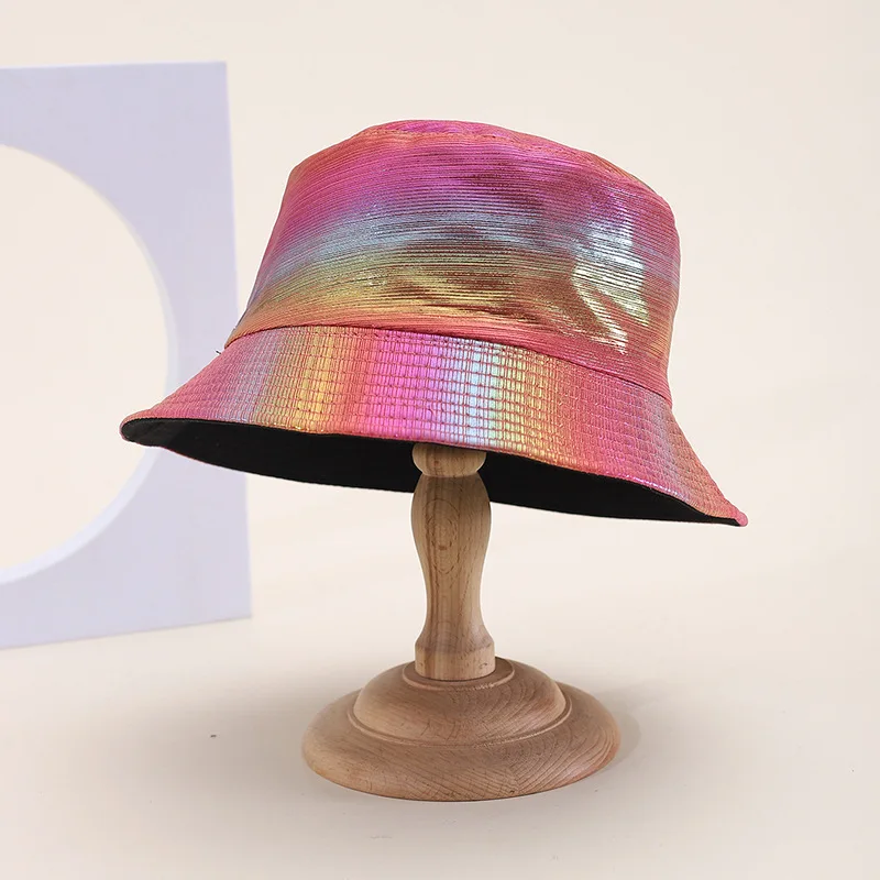 Sommer Eimer Hut für Frauen Männer Reversible Sonnenschutz Fischer Kappe Panama Hip Hop Kpop Dance Mode Bob Gorro
