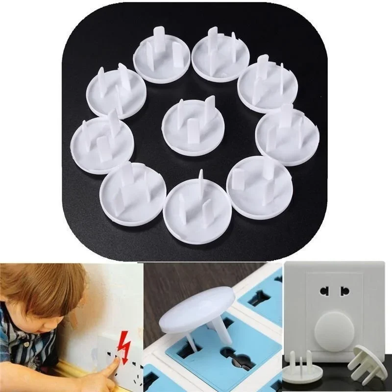 20Pcs Power Socket Electrical Outlet Plug Baby Kids Child Safety Guard Protection Anti Electric Shock Plugs Protector Cover A+