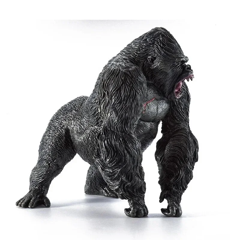 Gorilla King Kong Giocattoli Figura Rampage Jurassic T-Rex Modalità di combattimento Scimmia Solid Figurine di animali selvatici per giochi di ruolo Racconto di storie