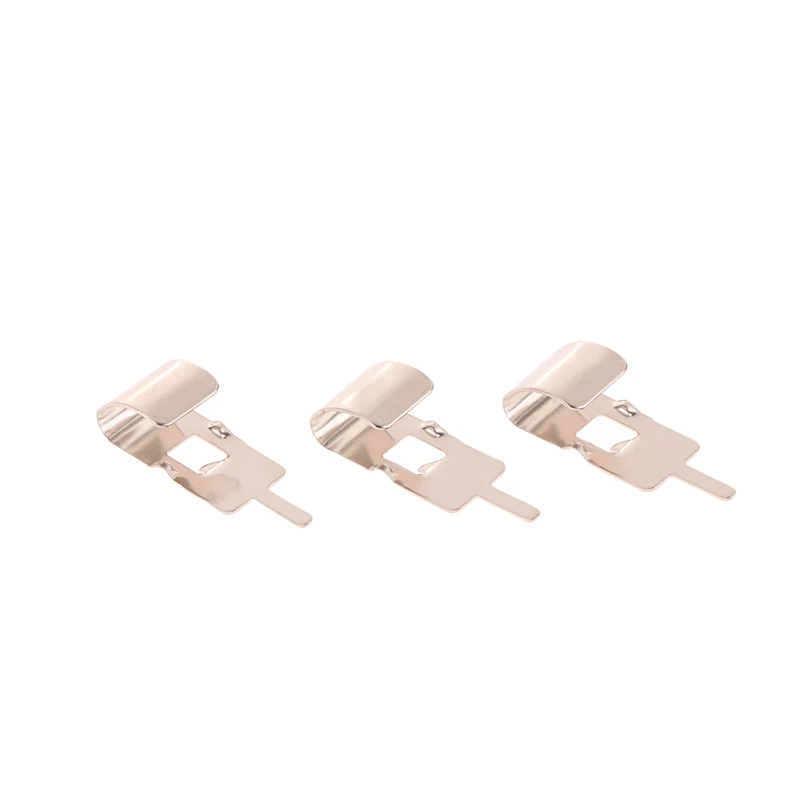 50Pcs 18650 Battery Spring Contacts Steel Clip Terminals for DIY Battery Holder Pack Assembly Electronic Repair Components