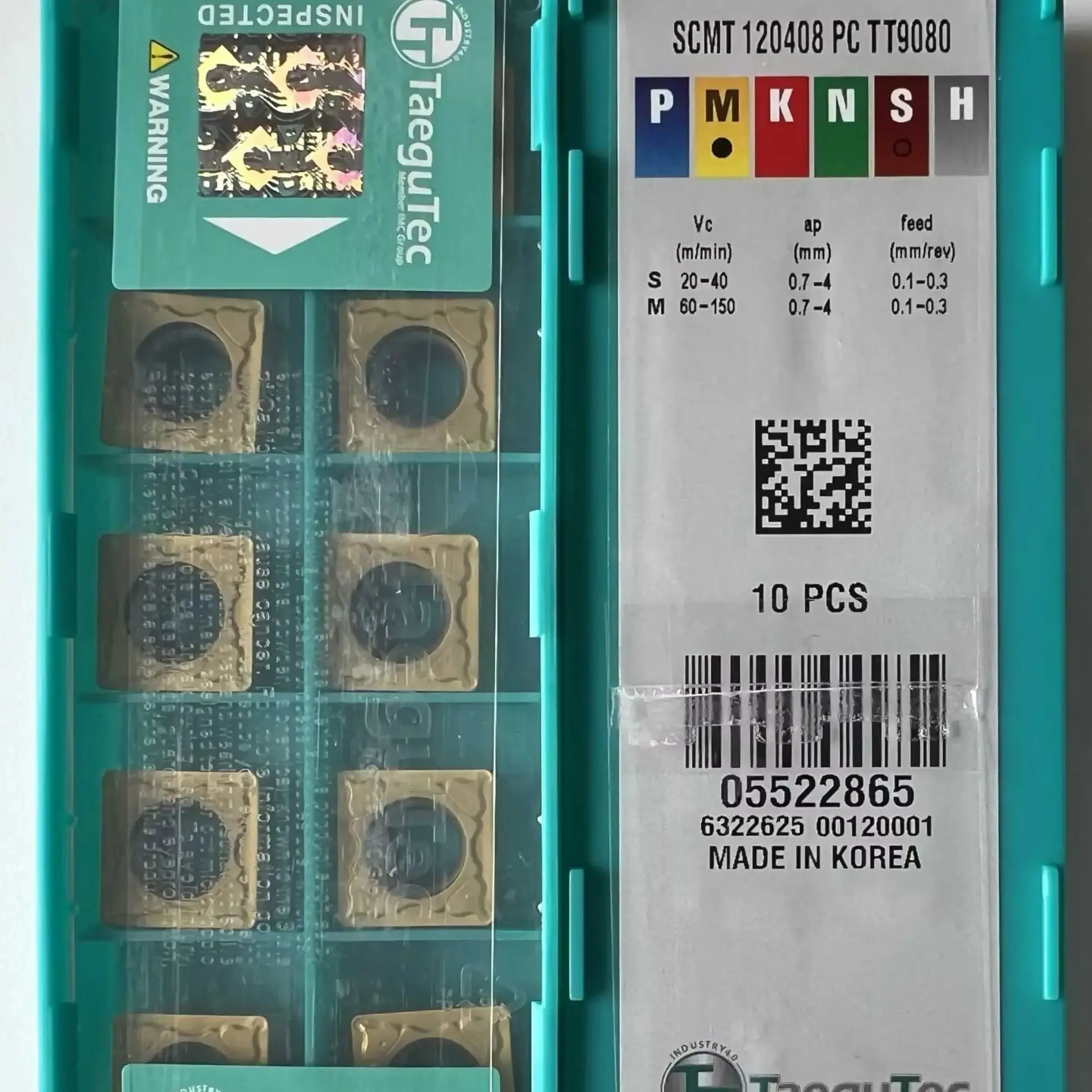 

SCMT120408PC TT9080 /Alloy blade 10 PCS