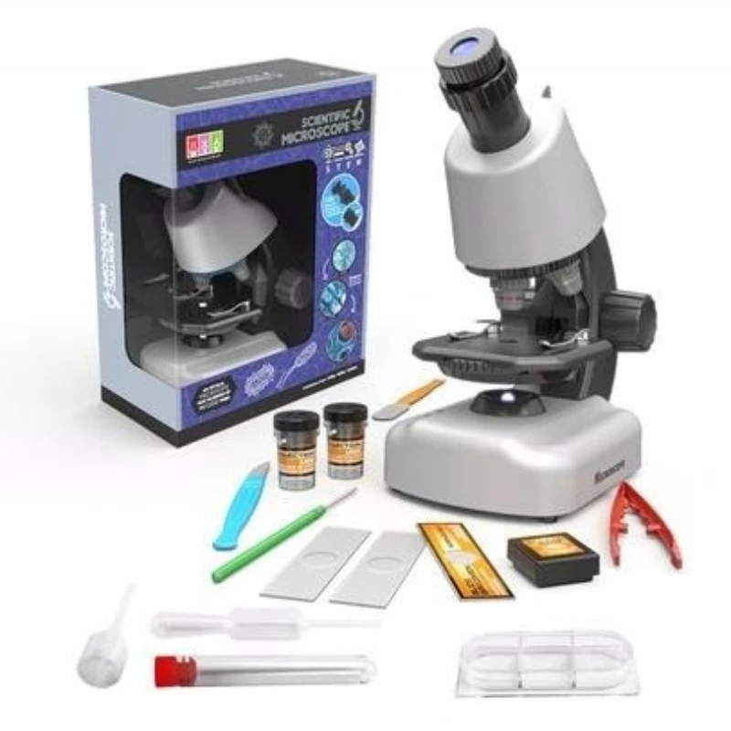 กล้องจุลทรรศน์แบบคอมพาวด์ดิจิตอลสำหรับห้องปฏิบัติการ ขยายภาพ 30000 เท่า พร้อมเลนส์ใกล้ชิดแบบ Wide-Field ขยาย 10 เท่า และ 50 เท่า