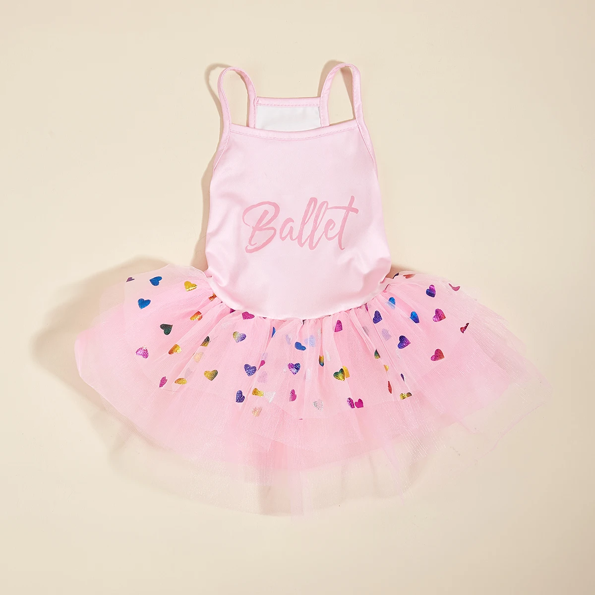 Dog Dress for Small Dogs  Costume Love Heart Sequins Puppy Tulle Princess Dresses Doggie Pet Summer Clothes Apparel for Dogs Cat