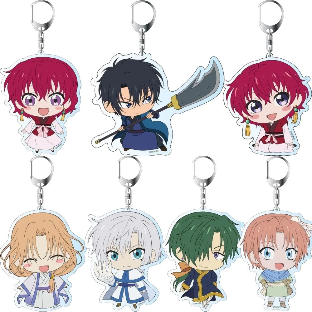 Fans Gifts Game Anime Yun Zeno Jaeha Sinha Kija Hak Yona HD Figures Acrylic Keychain pendant Ornament Collection Series About6cm