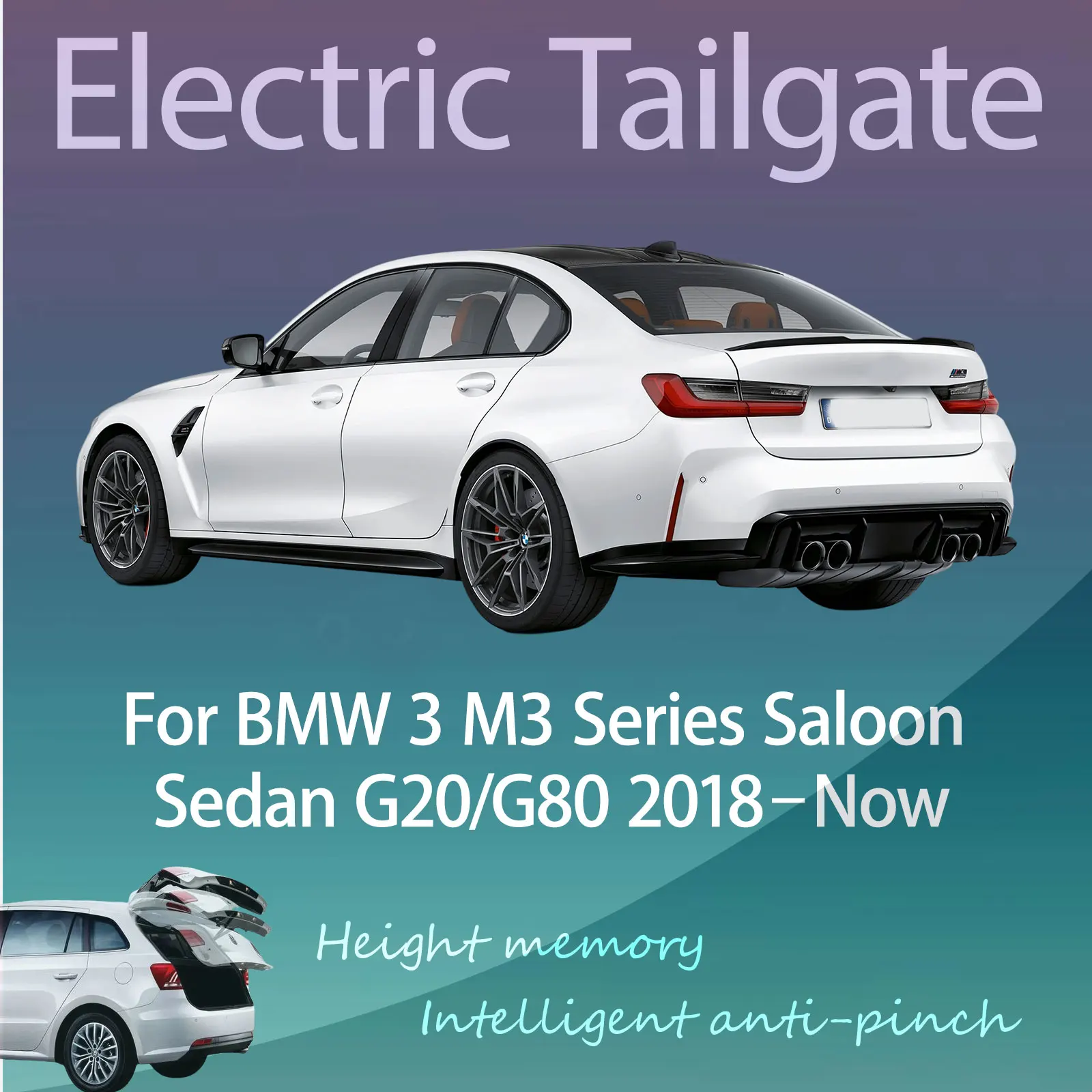 

For BMW 3 M3 Series Saloon Sedan G20/G80 2018–Now Electric Modified Tailgate Intelligent Height Automatic Lifting