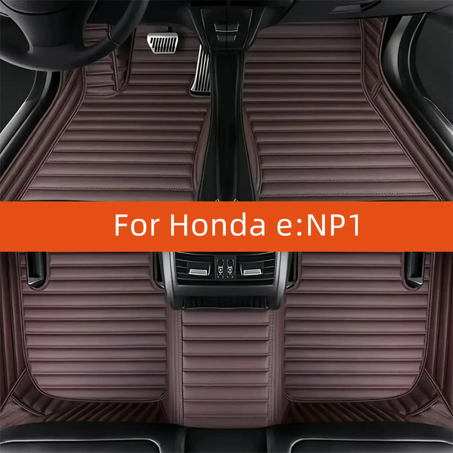 

Custom Leather Car Floor Mat For Honda e:NP1 2022 2023 2024 2025 2026 2027 Car Mat Interior Accessories