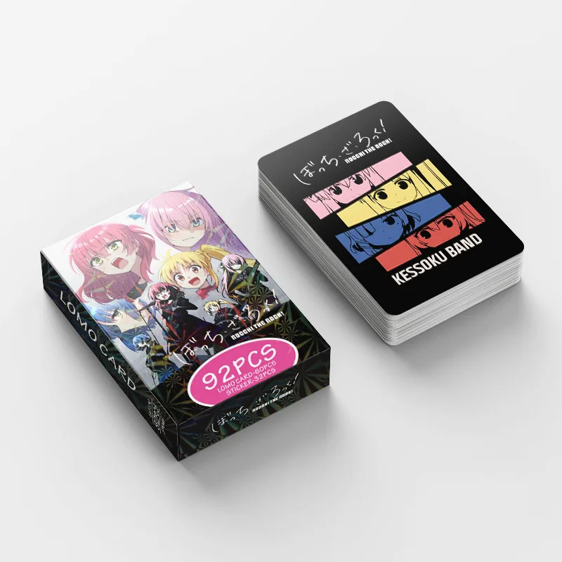 92 Sheets HD Print Cartoon Character Double Sided Lomo Cards Small Picture Cards Stickers Set For Collection view 3