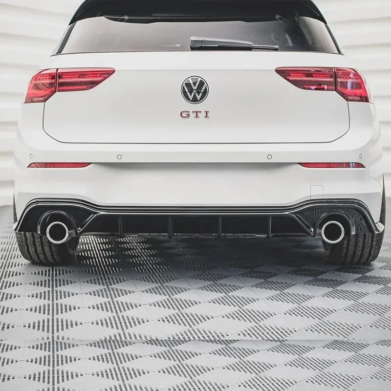 For VW Golf MK8 GOLF MK8 Facelift 2020-2025 MAXTON Style Rear Valance Rear Bumper Diffuser Spoiler Splitter Bodykit Tuning