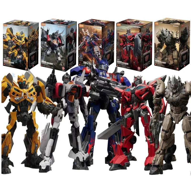 Blokees Transformers Movie Beyond Serie LED Sentinel Prime Blitzwing Figura de Acción, Modelo de Ensamblaje, Adorno, Juguete Coleccionable, Regalo