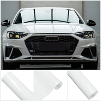 Glossy Pearl White PET Wrap Vinyl Film PPF TPU Heat Repair Car Paint Protection Film Anti-scratch For Auto Exterior Accessories