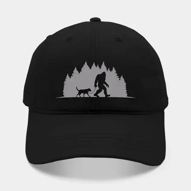 Bigfoot Forest Dog Walker For Animal Lovers Hat For Men Women Summer Outdoor Sun Baseball Hats New Fashion Hat