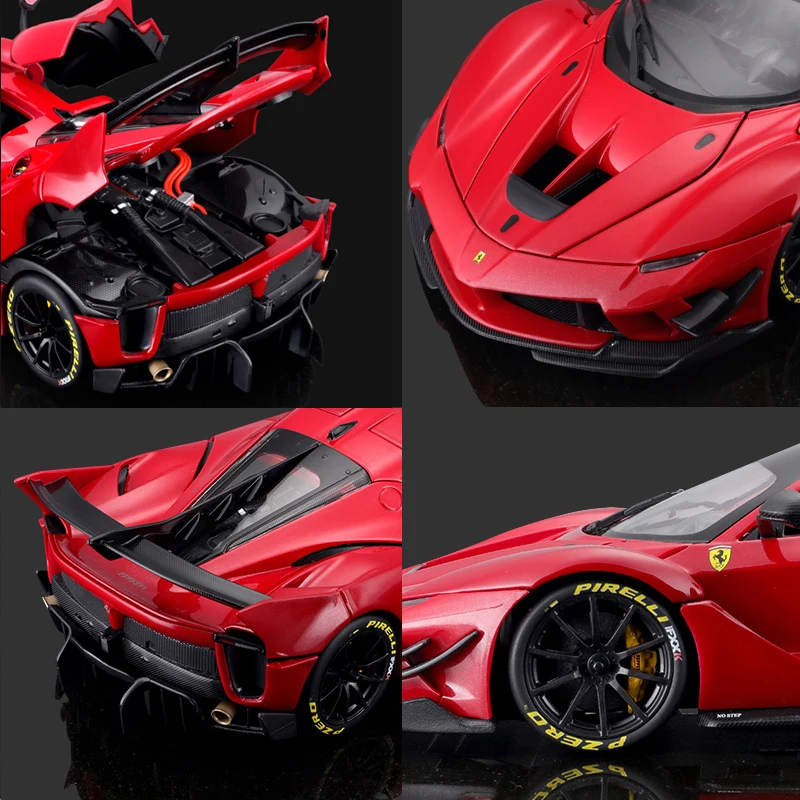 1/18 FERRARI FXXK EVO Supercars Model Special Version Bburago Diecast Alloy Cars Model Toys Collection Gifts For Adults