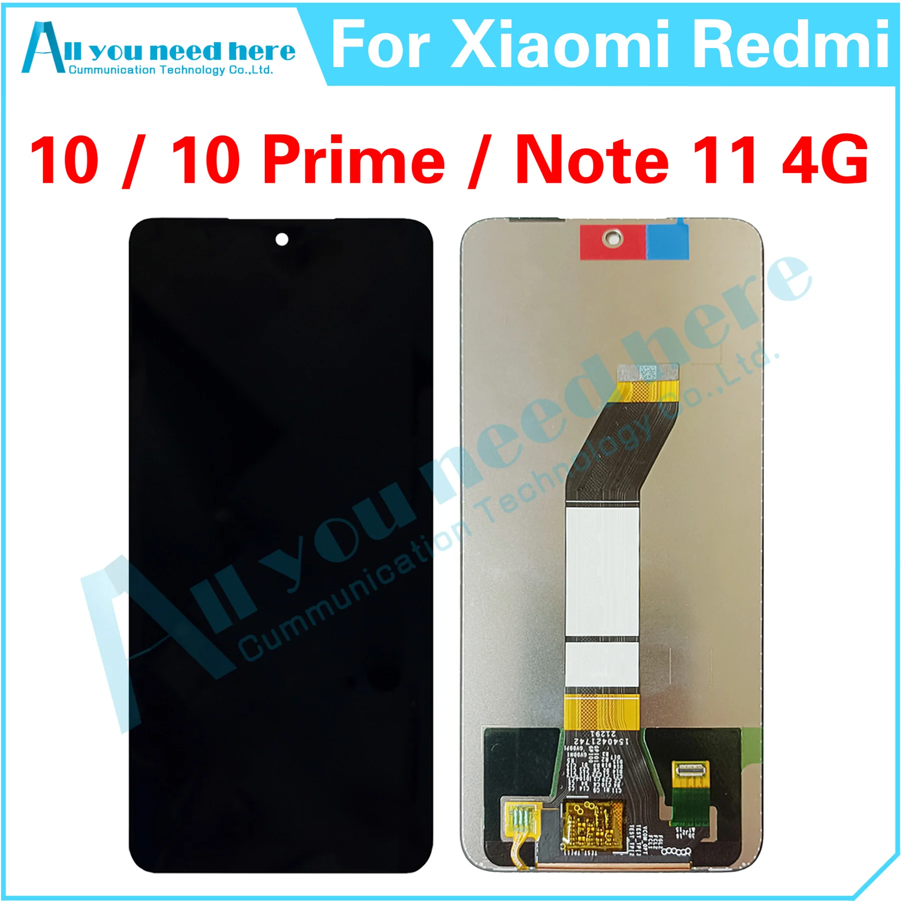 For Xiaomi Redmi 10 Prime / Note 11 4G LCD Display Touch Screen Digitizer Assembly For Redmi10 Redmi10Prime Note11 Repair Parts